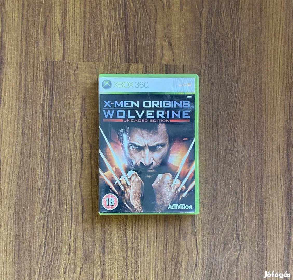 X-Men Origins Wolverine Uncaged Edition eredeti Xbox 360 játék