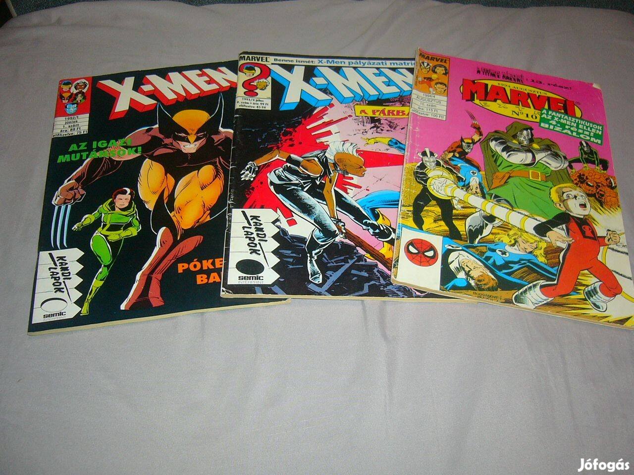 X-Men, Marvel Extra képregények 4 db