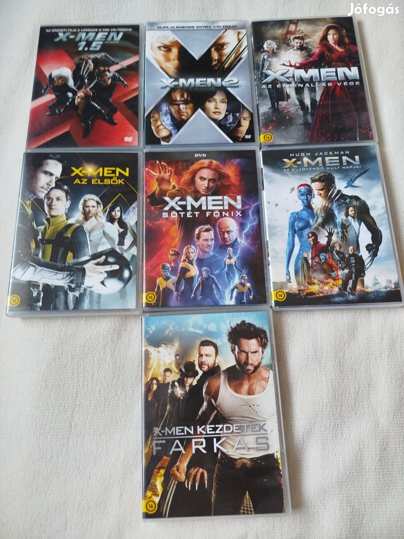 X-Men sorozat 7 film 9 dvd