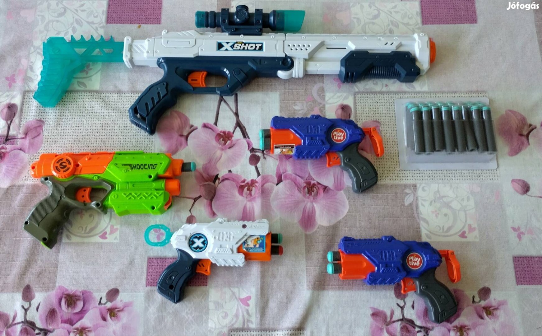X-Shot játék pisztoly szett!