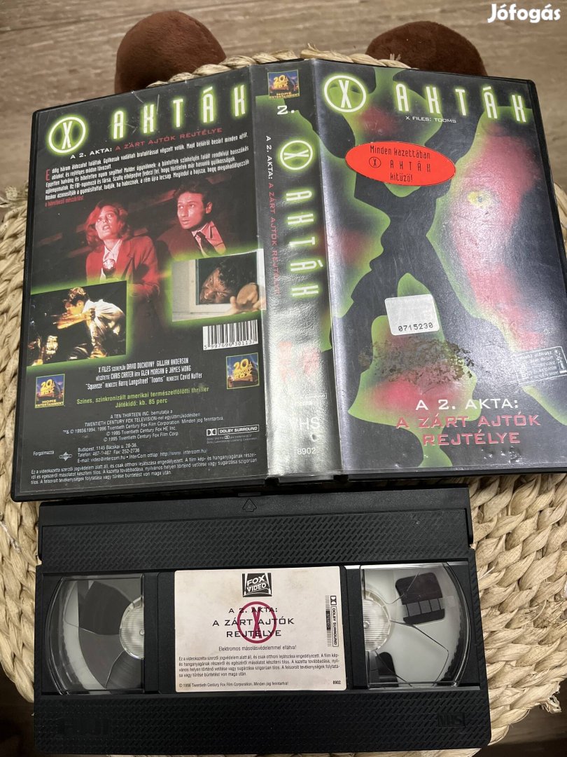 X akták 2 vhs. 