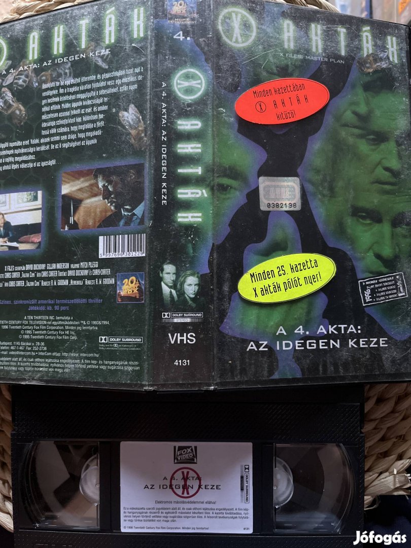 X akták 4.akta vhs