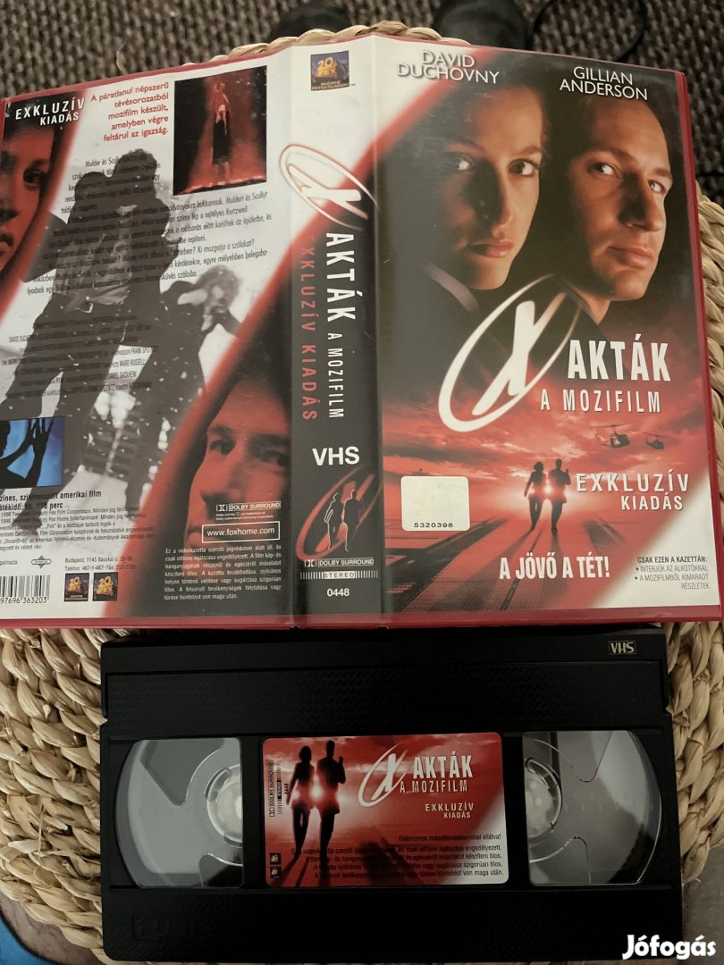 X akták a mozifilm vhs