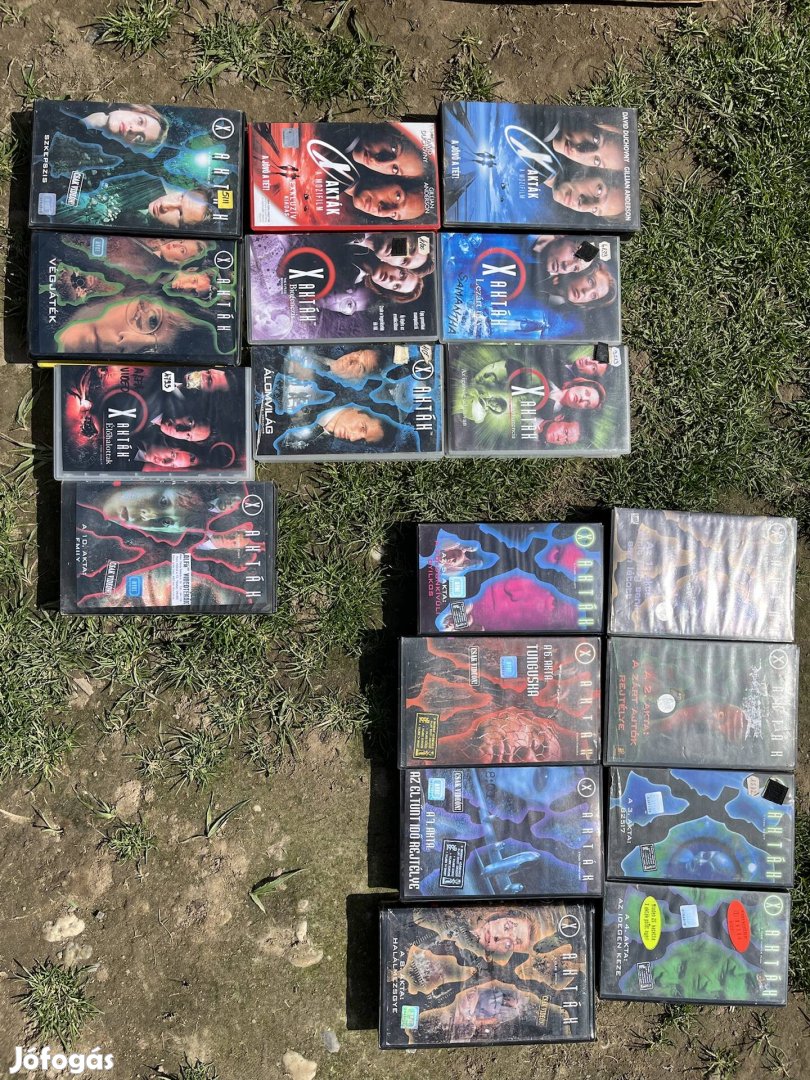 X akták pakk 19 darab vhs