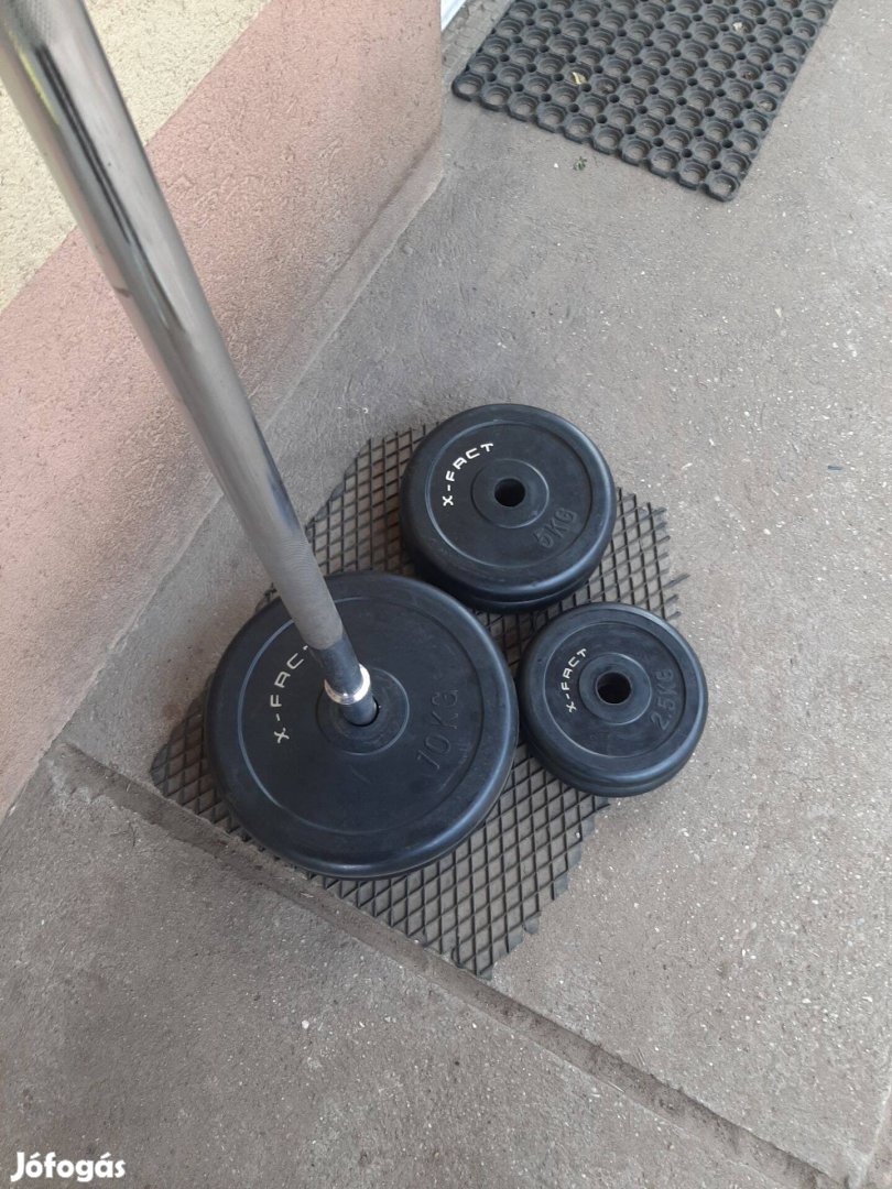 X fact fekvenyomó rúd gumis súlyzókészlet súlytárcsa súlyzó súly