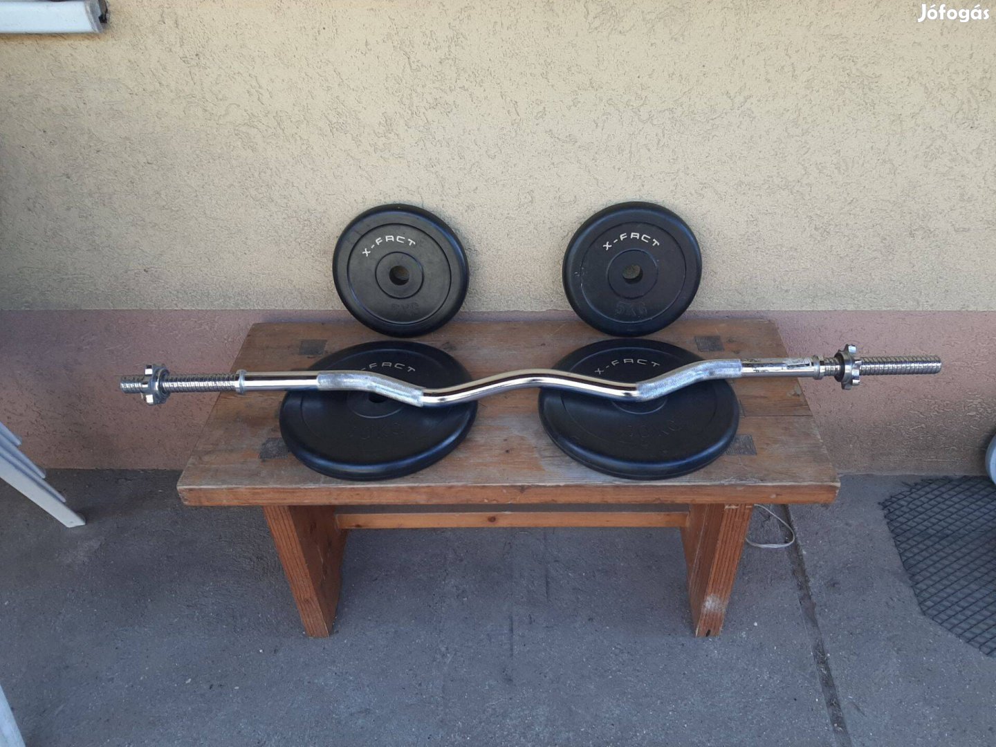 X fact franciarúd gumis súlytárcsa súlyzókészlet