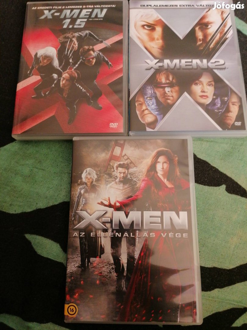 X-men 1-3 rész (5 dvd) 