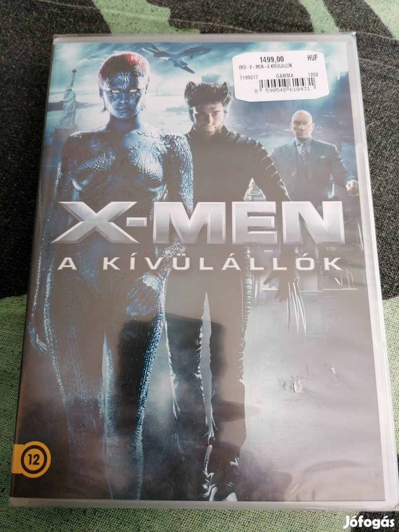 X-men - A kívülállók DVD új fóliás 