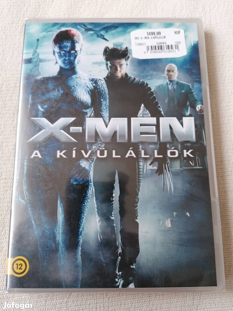 X-men - A kívülállók DVD új fóliás 