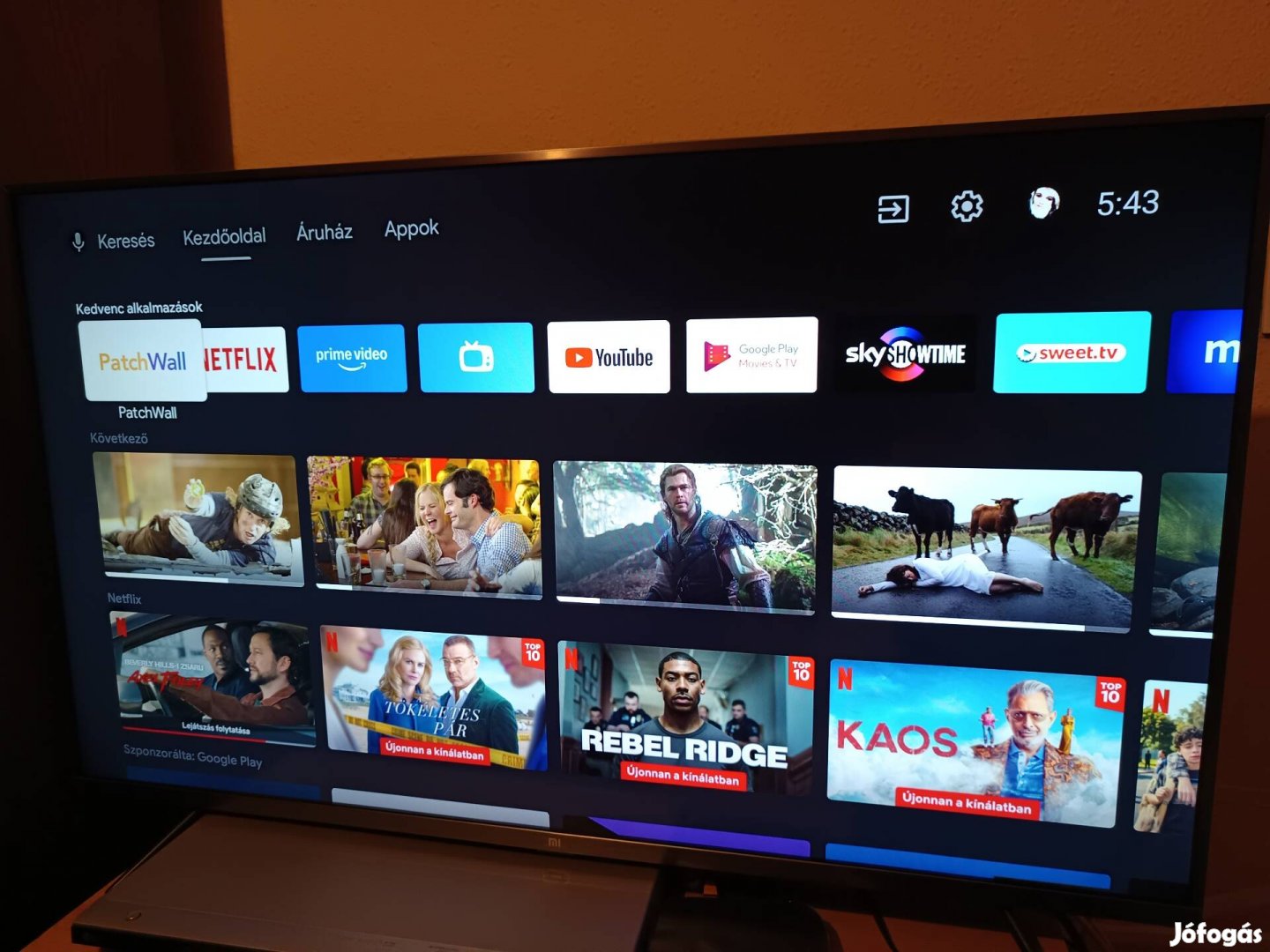 Xaomi 106 cm-es Androidos tv