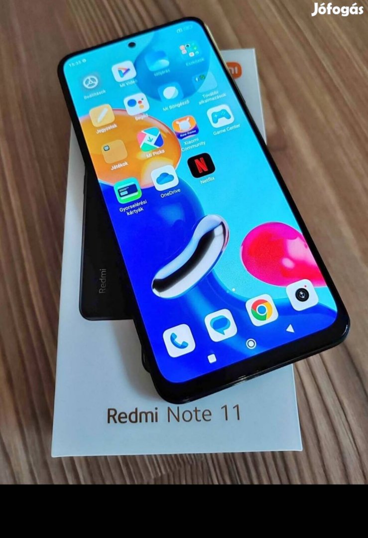 Xaomi Redmi Note 11Nfc(5/64) kártyafüggetlen garanciás telefon eladó