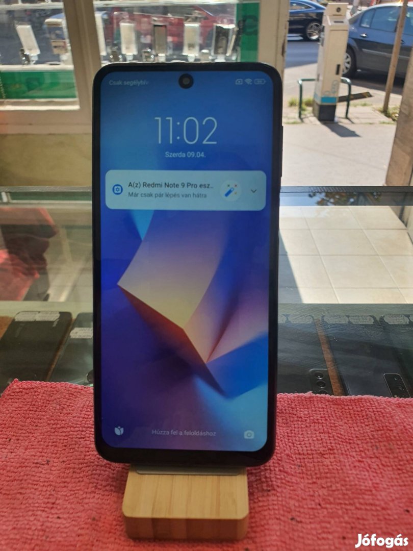 Xaomi redmi note 9 pro megkimélt álapotba