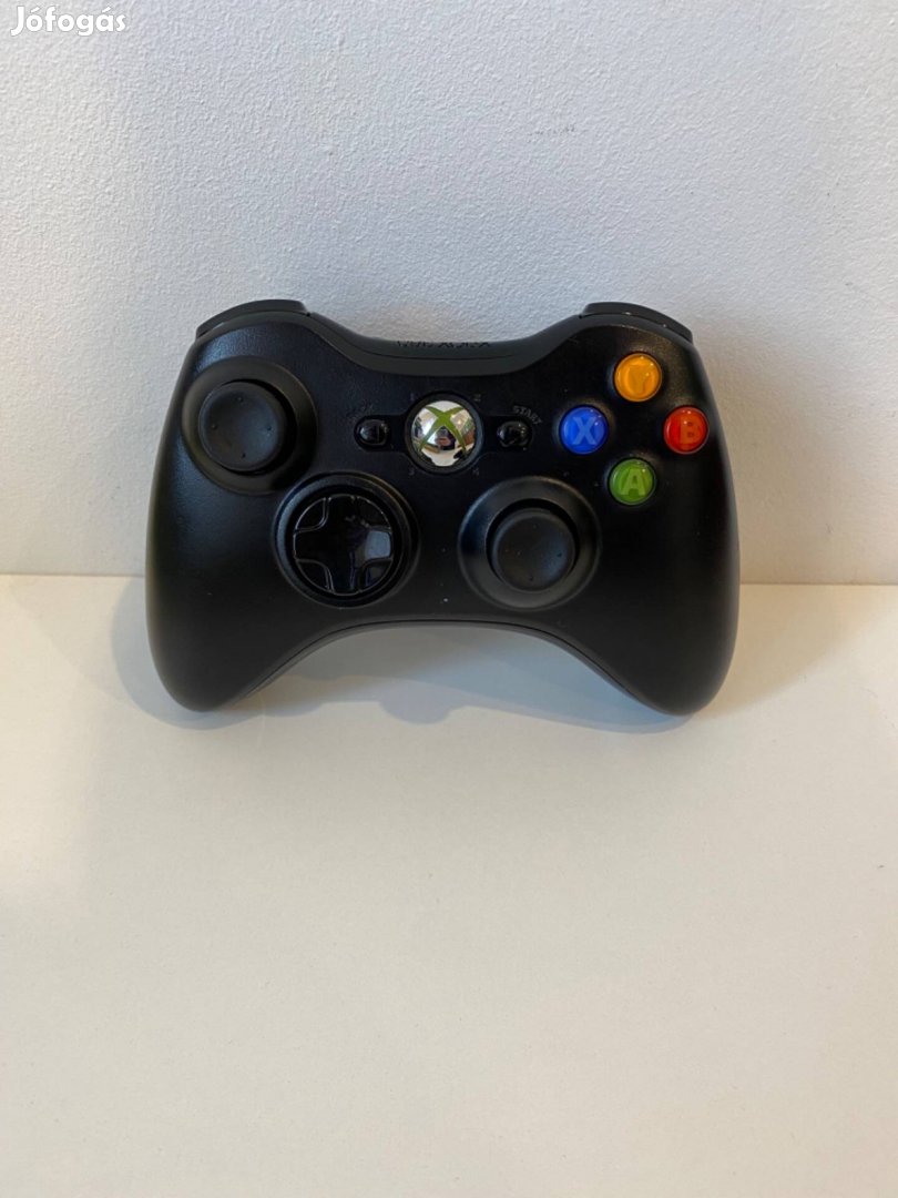 Xbox360 Xbox 360 Fekete Kontroller Joystick Újszerű Fekete Wireless