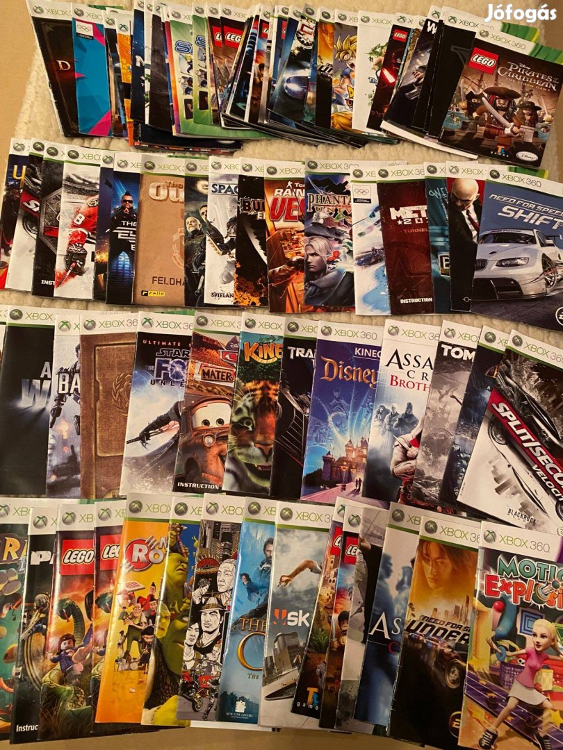 Xbox360 kiskönyv, borító, bővítmény, térkép