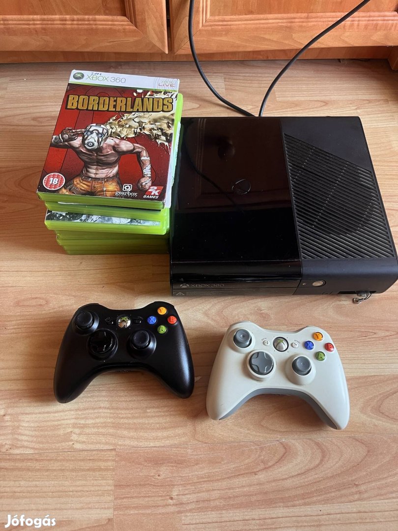 Xbox 360 2 kontroller+ játékok