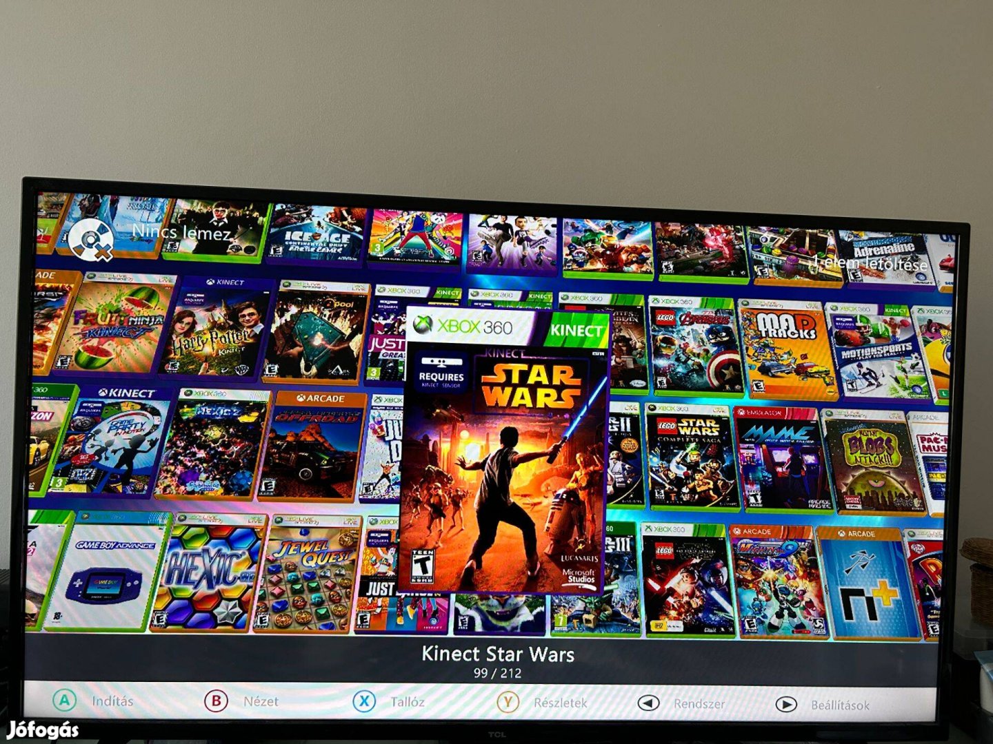 Xbox 360 500GB gyerekre hangolva - 215+9600 játék xbox360, gari!