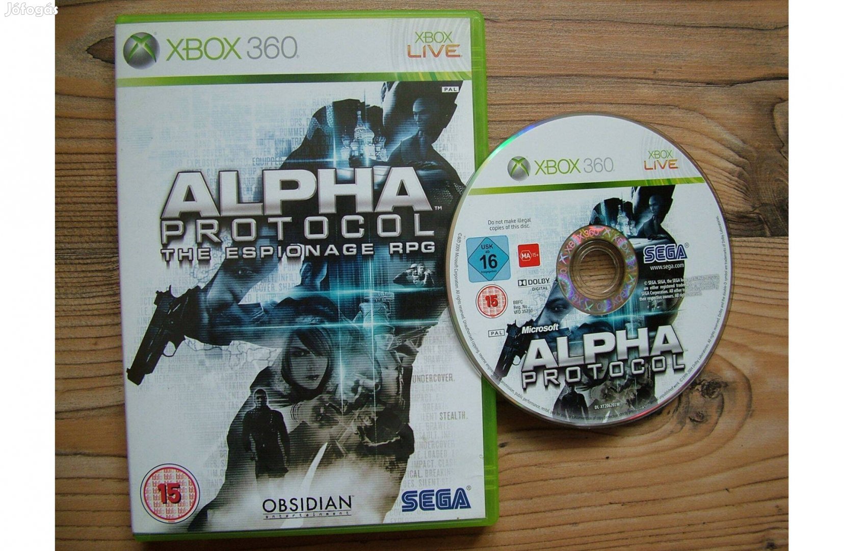 Xbox 360 Alpha Protocol The Espionage RPG játék