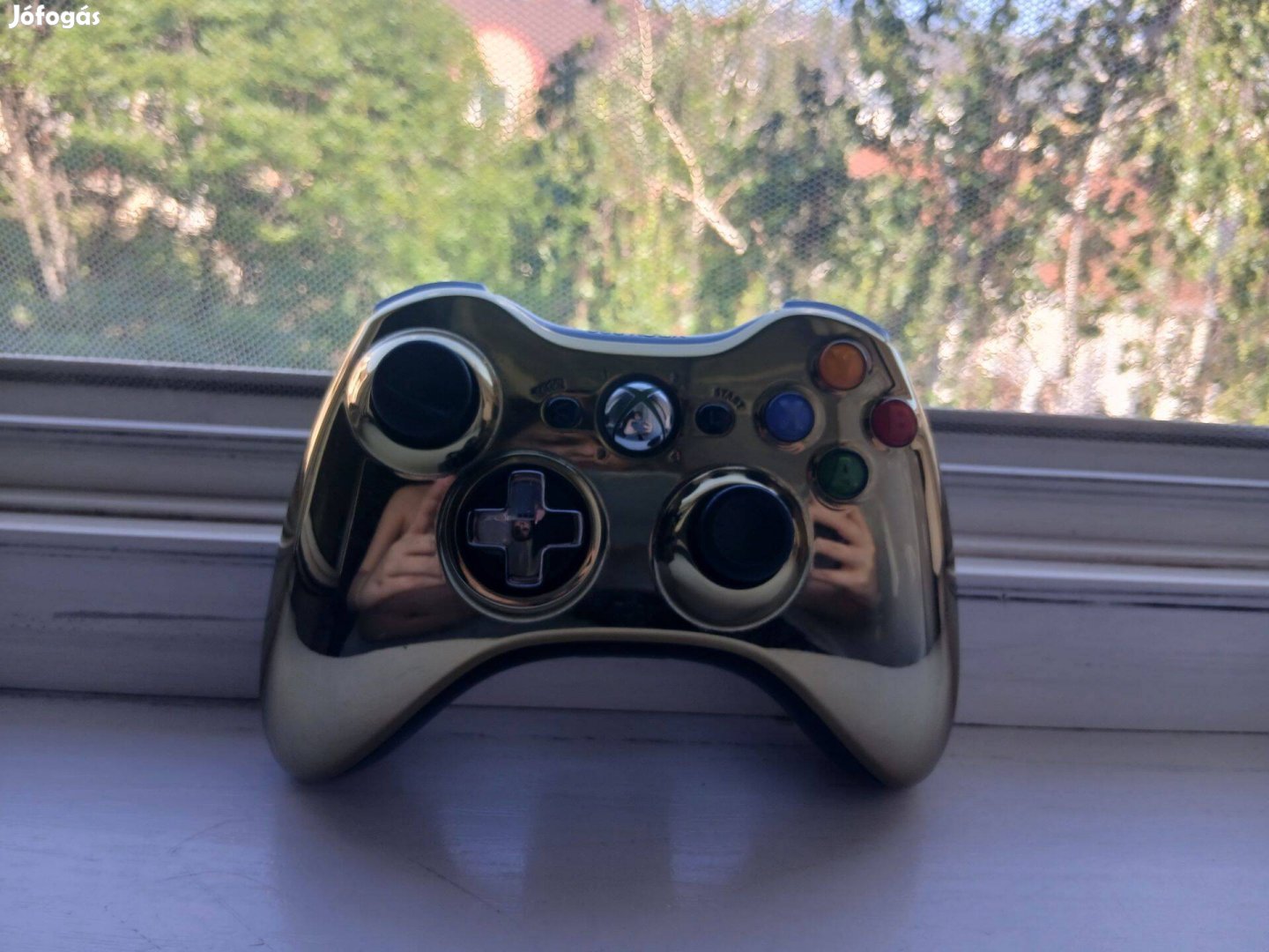 Xbox 360 Arany Kontroller (elemek nélkül, csavarható D-pad)