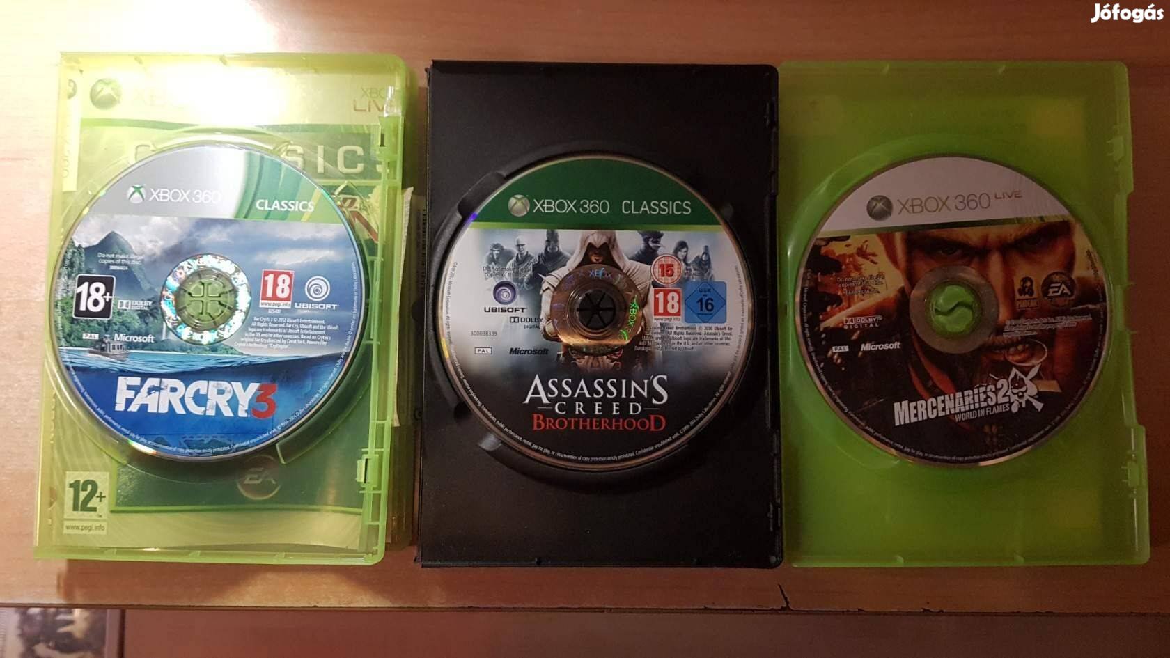 Xbox 360 Assassin's Creed Brotherhood, Mercenaries 2 játékok !