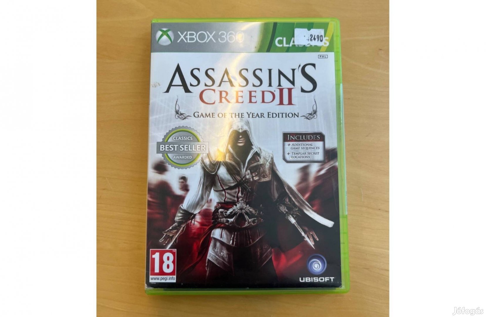 Xbox 360 Assassins Creed II Játék Használt