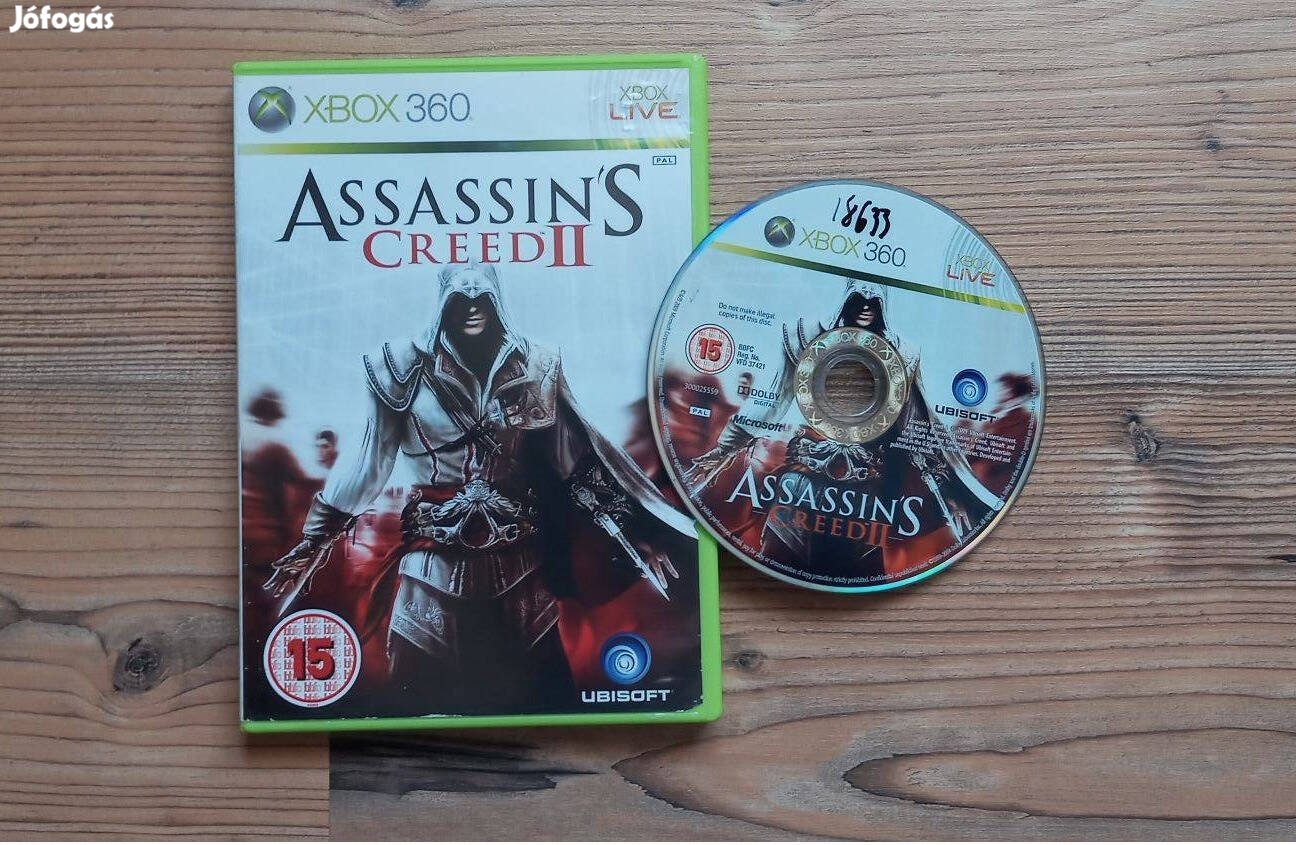 Xbox 360 Assassin's Creed II játék Xbox ONE is