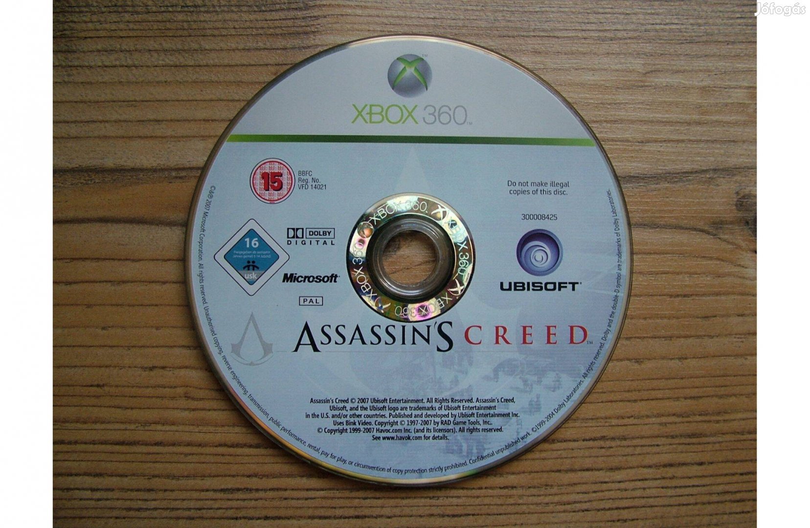 Xbox 360 Assassin's Creed játék Xbox One is Assassins creed