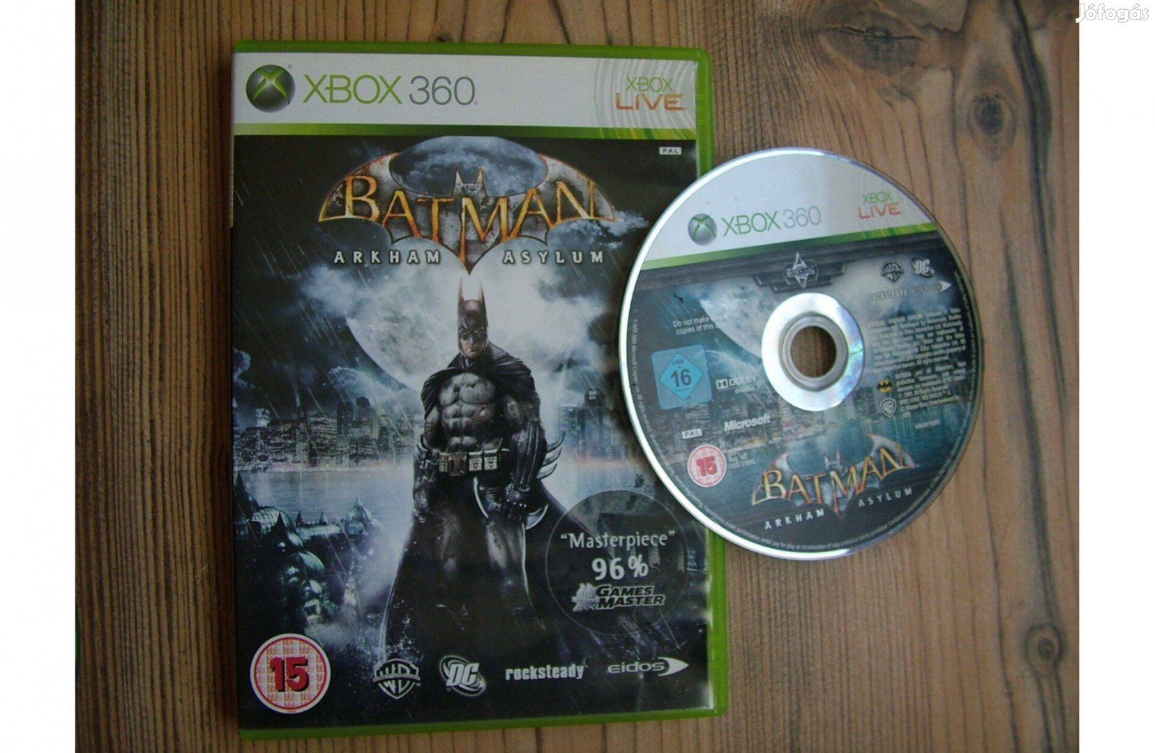 Xbox 360 Batman Arkham Asylum játék