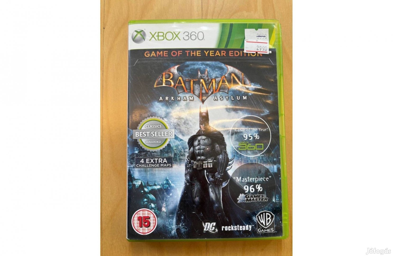 Xbox 360 Batman: Arkham Asylum (használt)