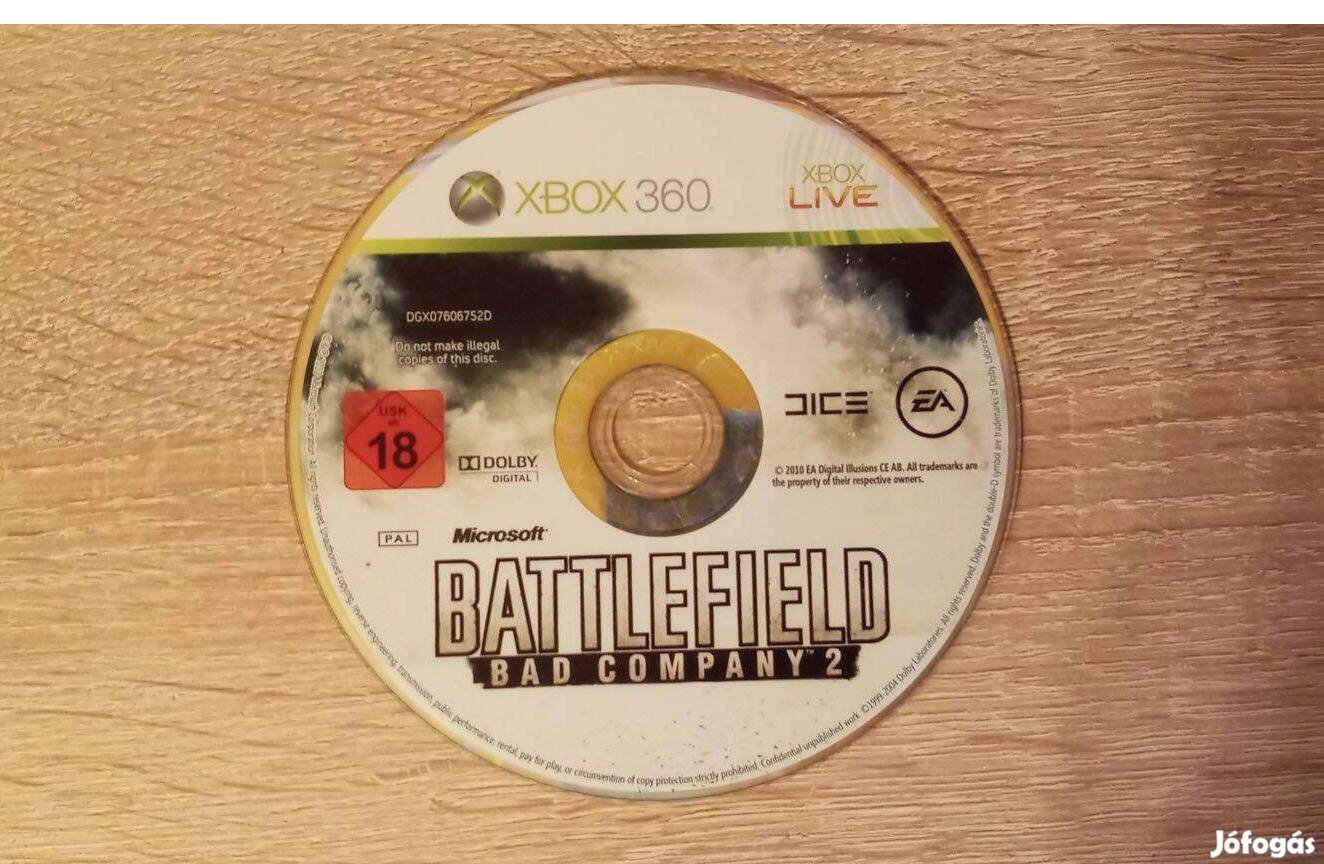 Xbox 360 Battlefield Bad Company 2 játék