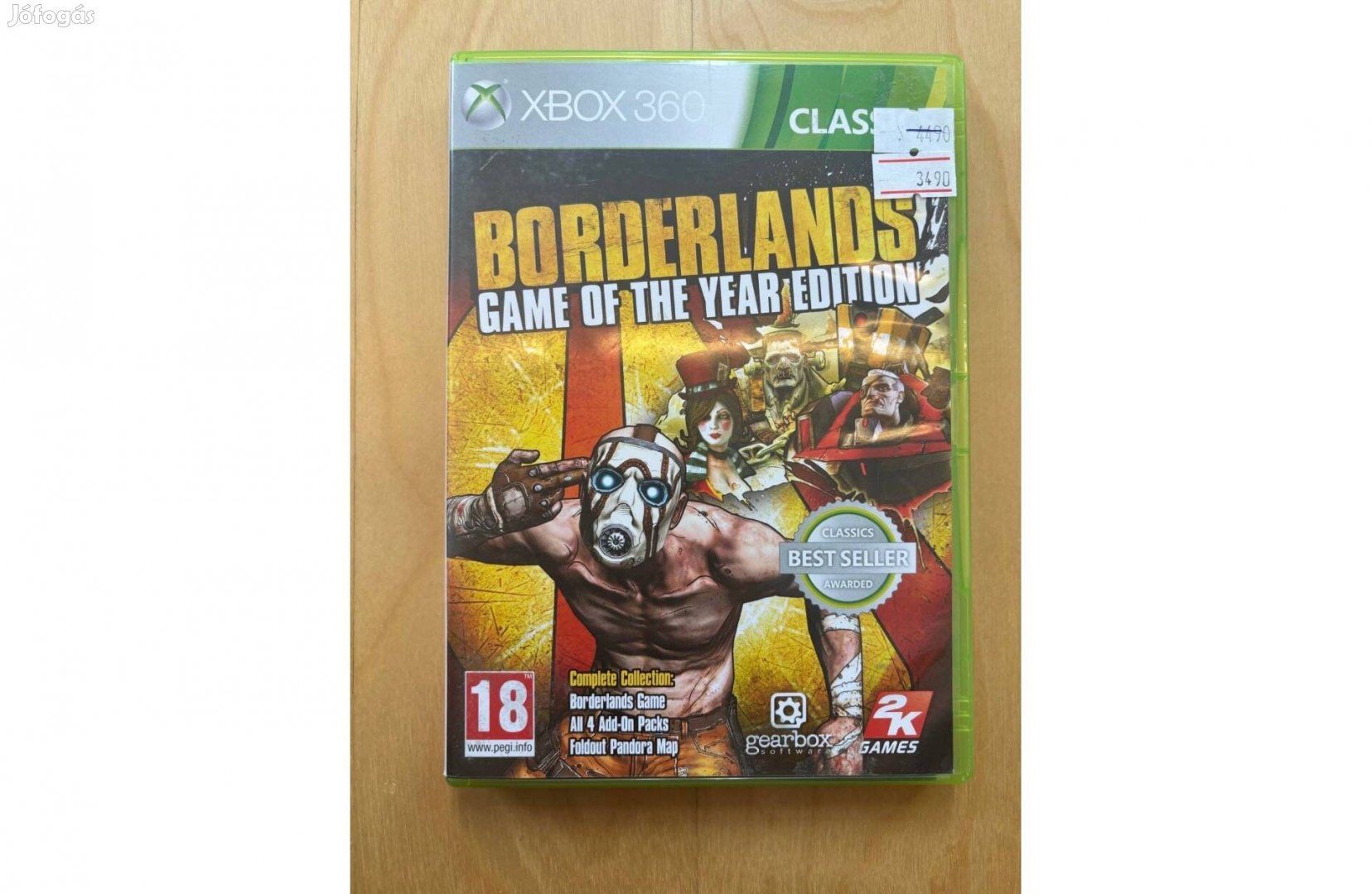 Xbox 360 Borderlands GOTY (használt)