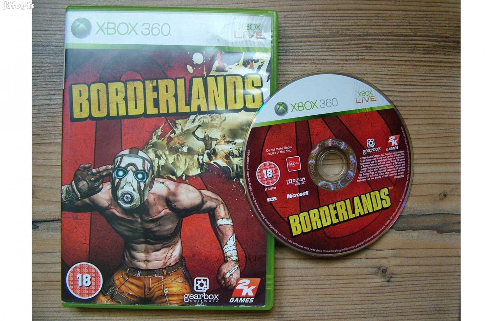 Xbox 360 Borderlands játék Xbox One is