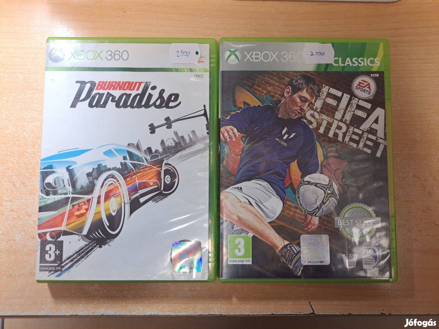 Xbox 360 Burnout Paradise, Fifa Street Játék !