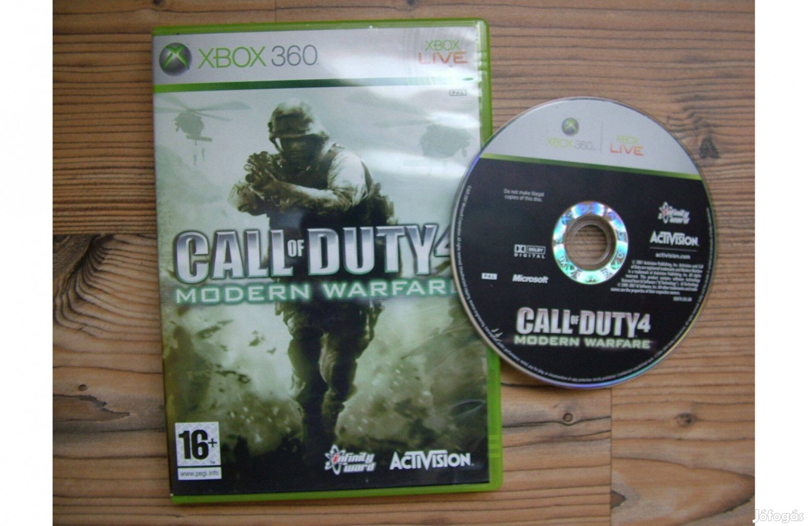 Xbox 360 Call of Duty 4 Modern Warfare játék Xbox One is