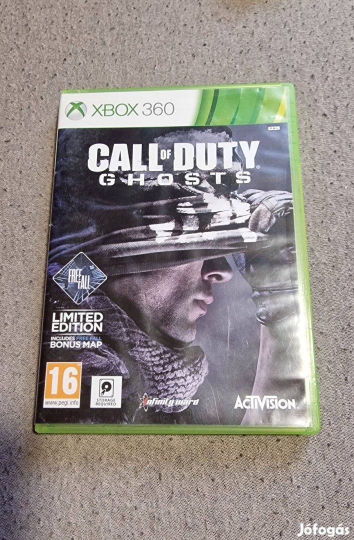 Xbox 360 Call of duty Ghosts eladó