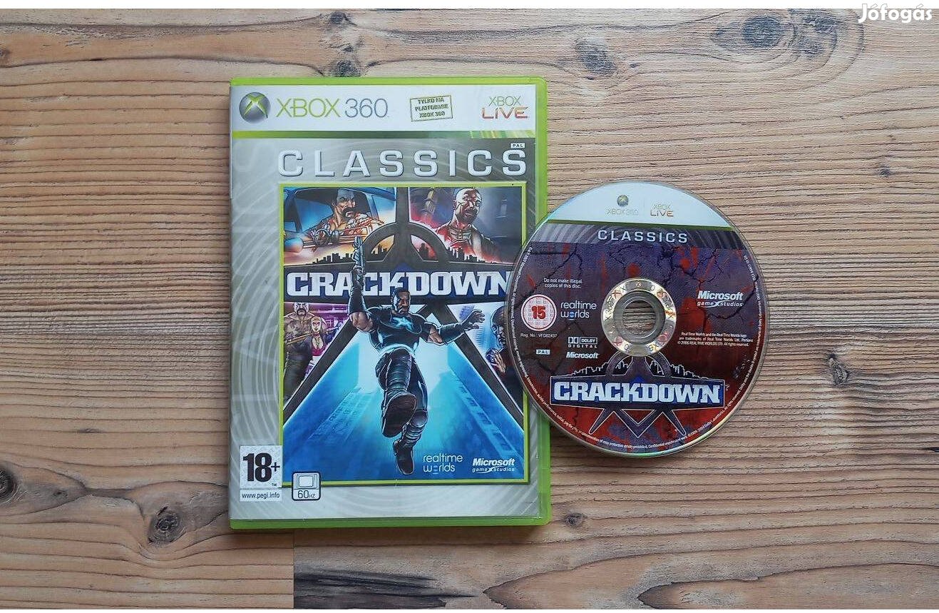 Xbox 360 Crackdown játék Xbox ONE is