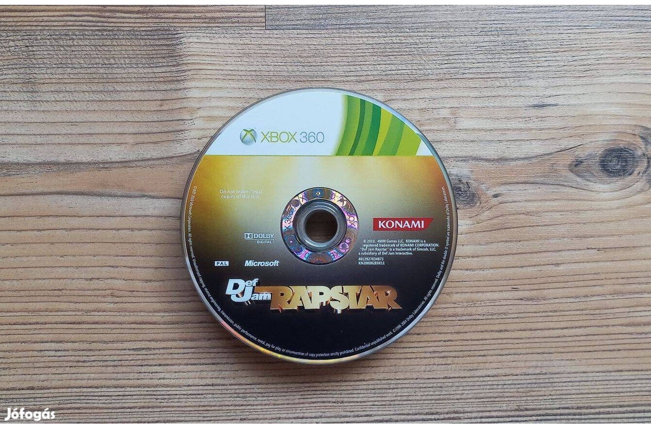 Xbox 360 Def Jam Rapstar játék Rap Star