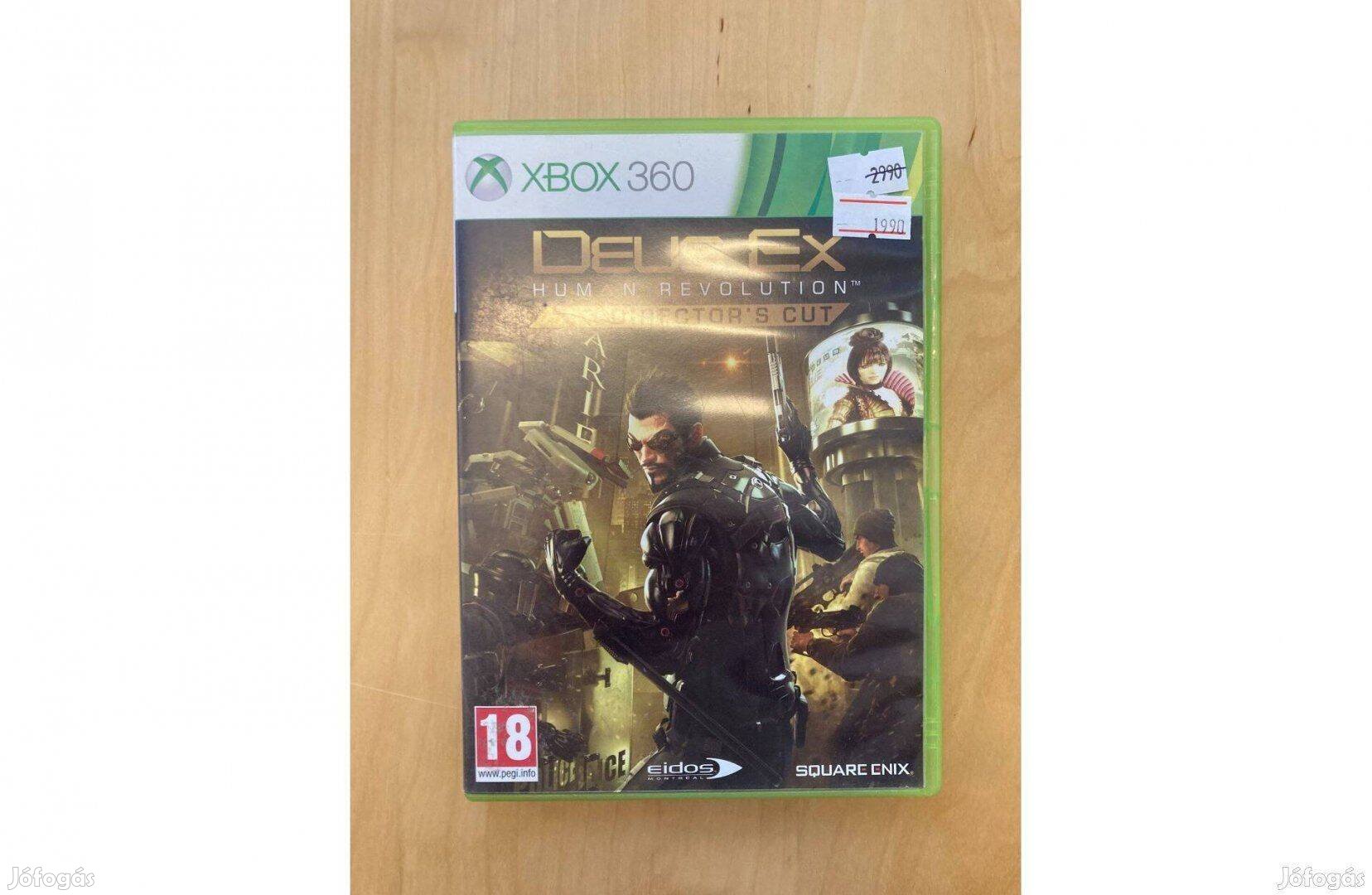Xbox 360 Deus Ex Human Revolution Director's Cut (használt)