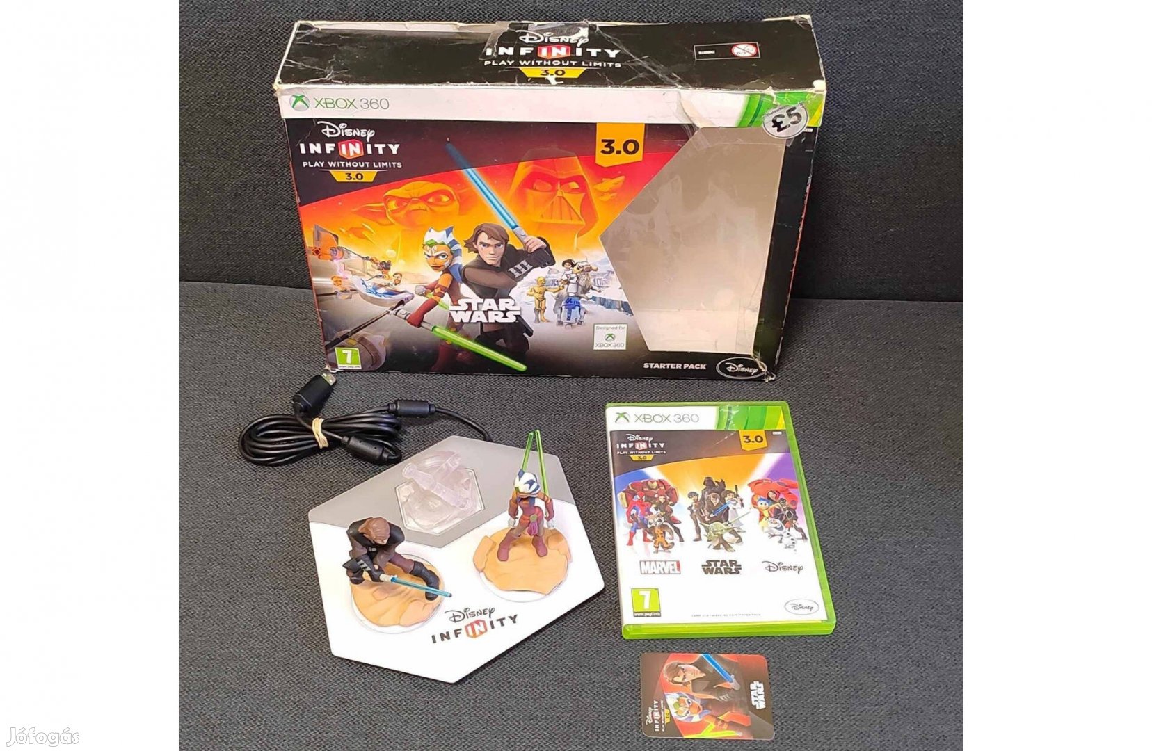 Xbox 360 Disney Infinity 3.0 Szett dobozában