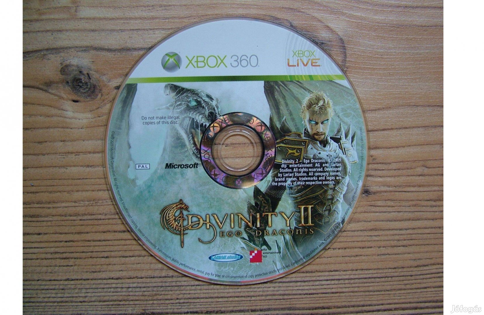 Xbox 360 Divinity II Ego Draconis játék Divinity 2