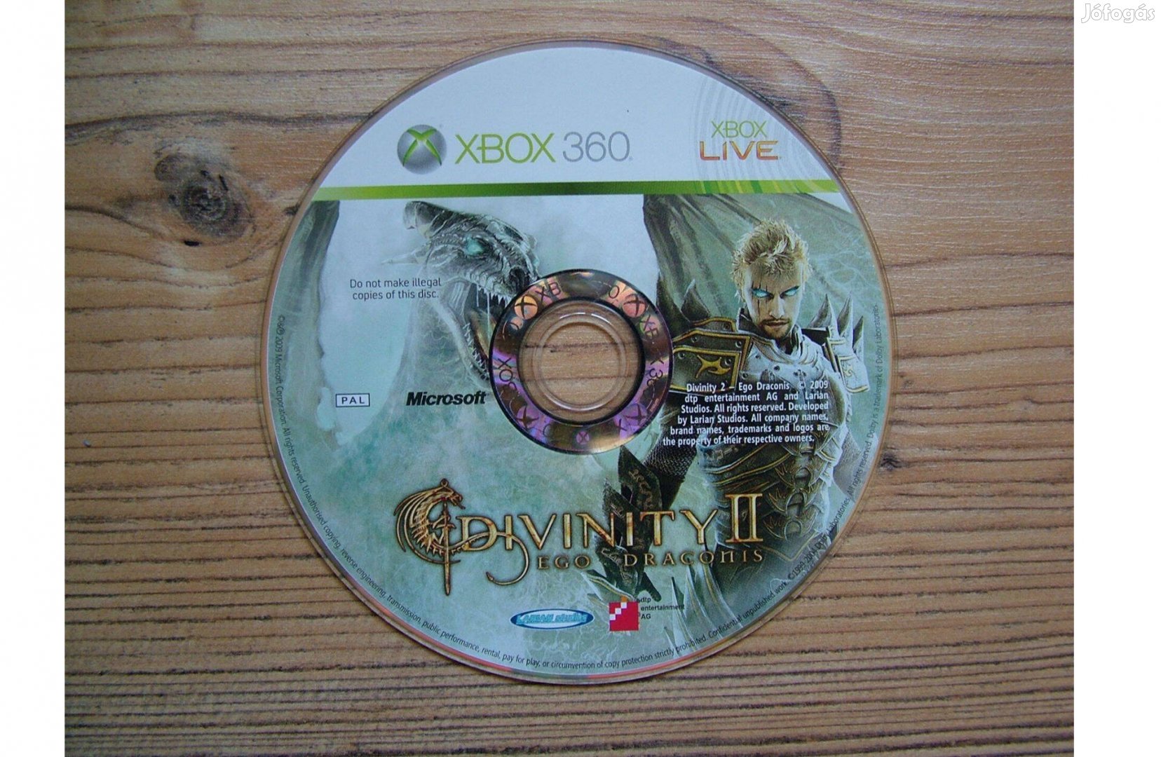 Xbox 360 Divinity II Ego Draconis játék Divinity 2