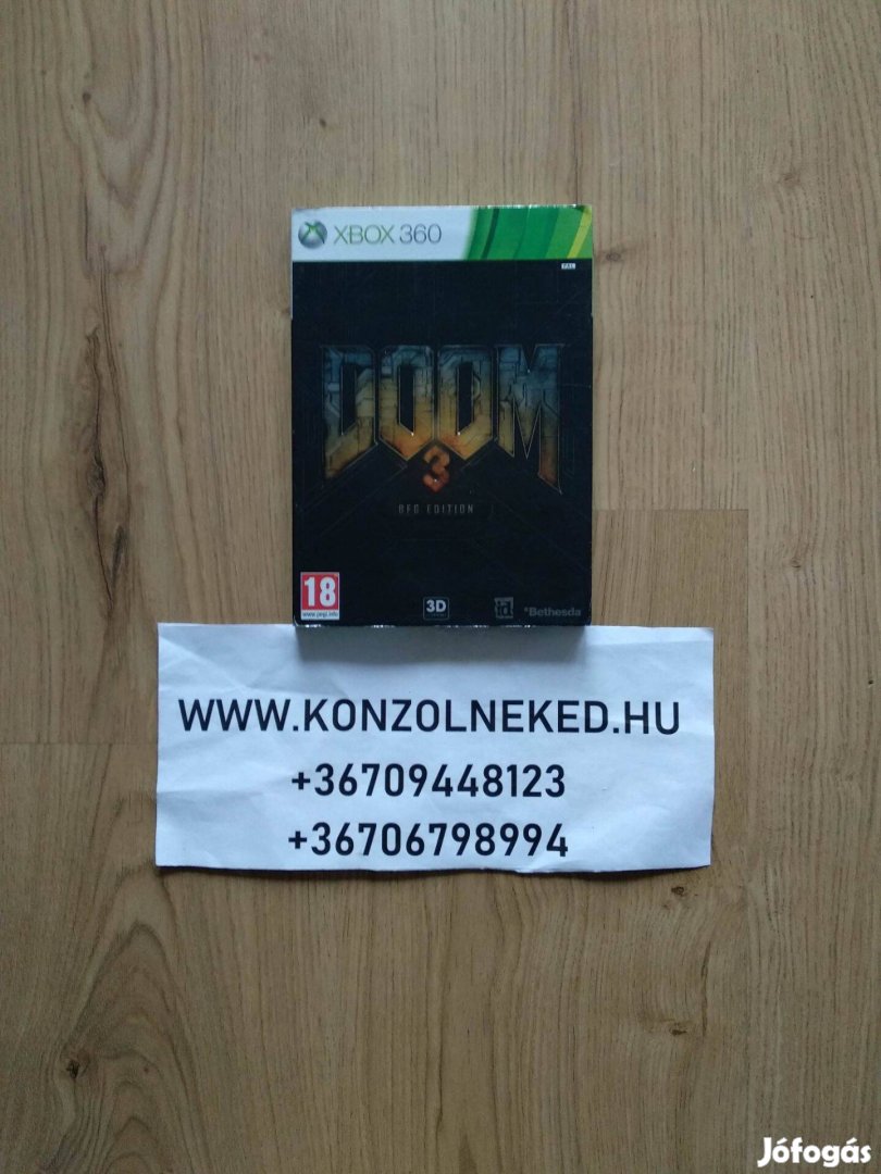 Xbox 360 Doom 3 (BFG Edition) Xbox One Kompatibilis