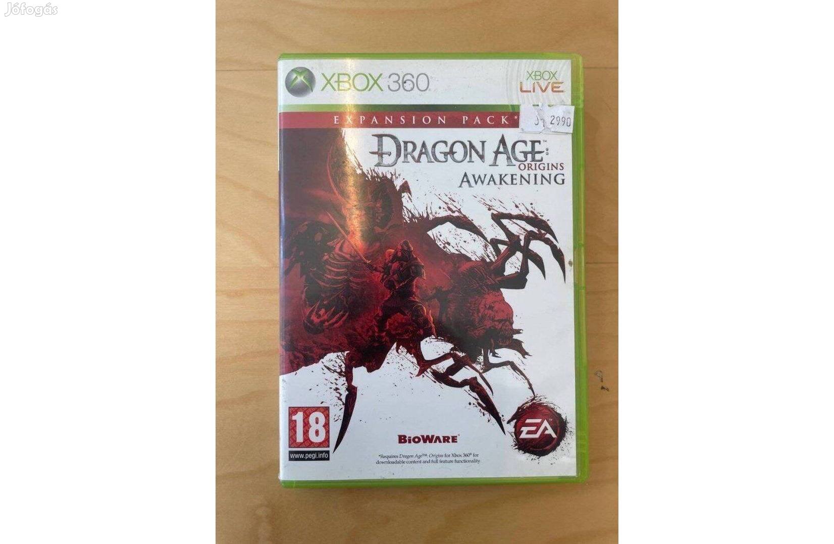 Xbox 360 Dragon Age Origins Awakening játék