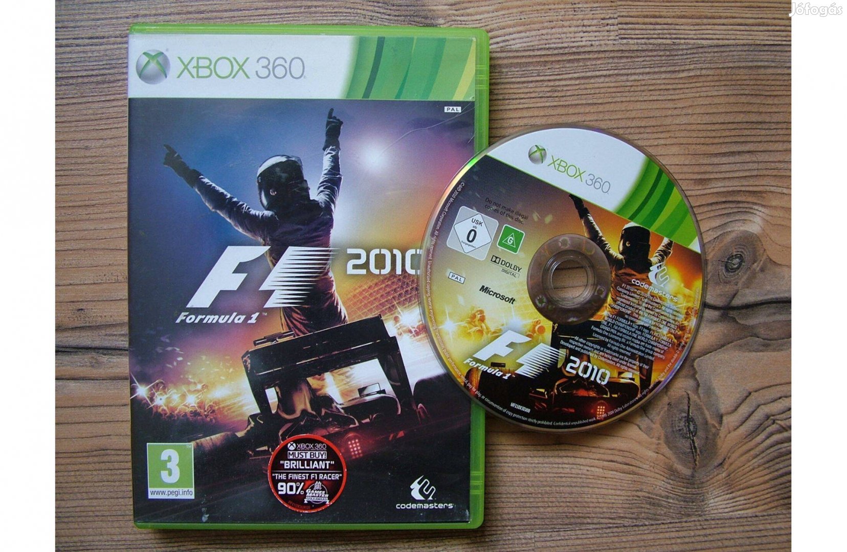Xbox 360 F1 2010 játék Formula 1