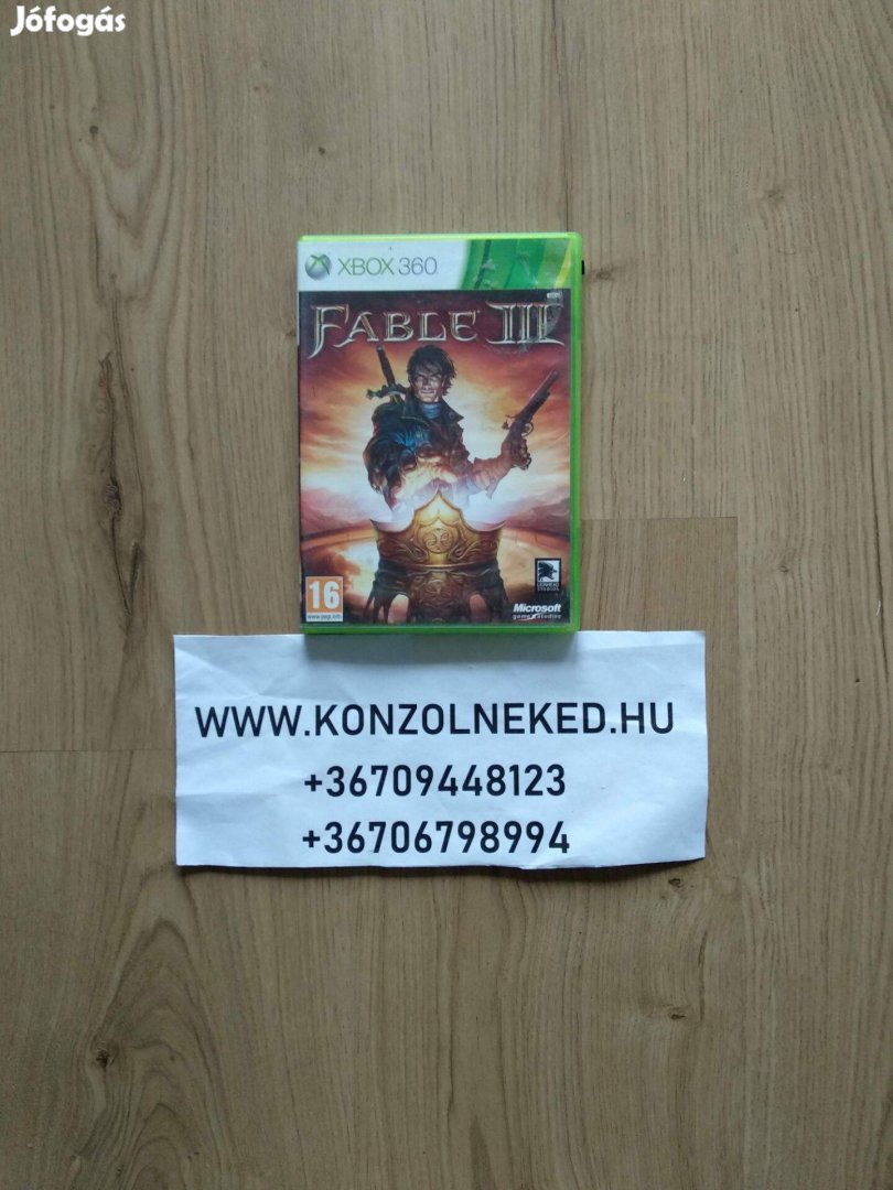 Xbox 360 Fable III (3) Xbox One Kompatibilis