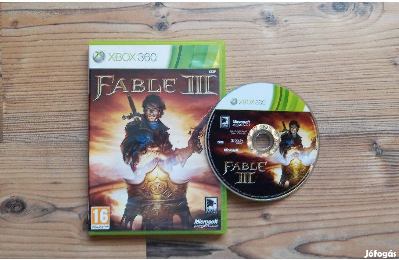 Xbox 360 Fable III játék Fable 3 Xbox One is