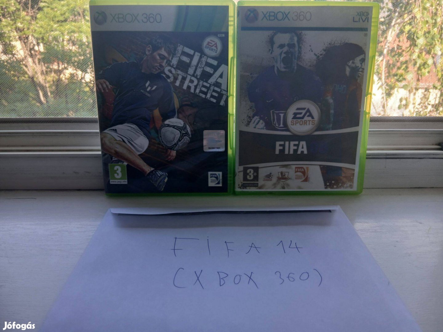Xbox 360 Fifa Street, Fifa 08 és ajándék Fifa 14 doboz nélkül