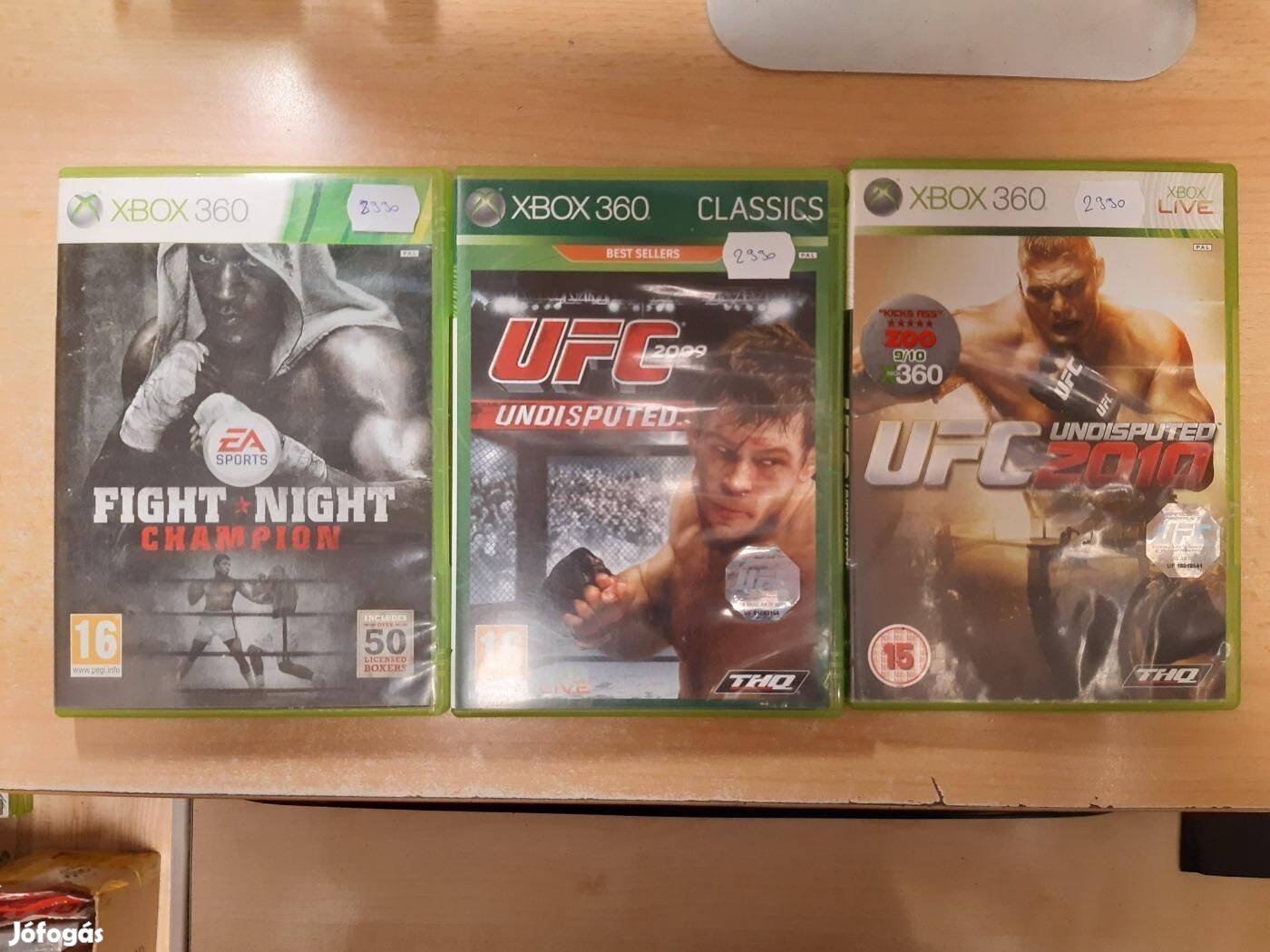 Xbox 360 Fight Night Champion, UFC 2009, UFC 2010 Játékok !