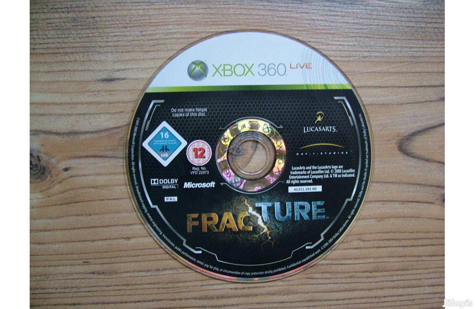 Xbox 360 Fracture játék