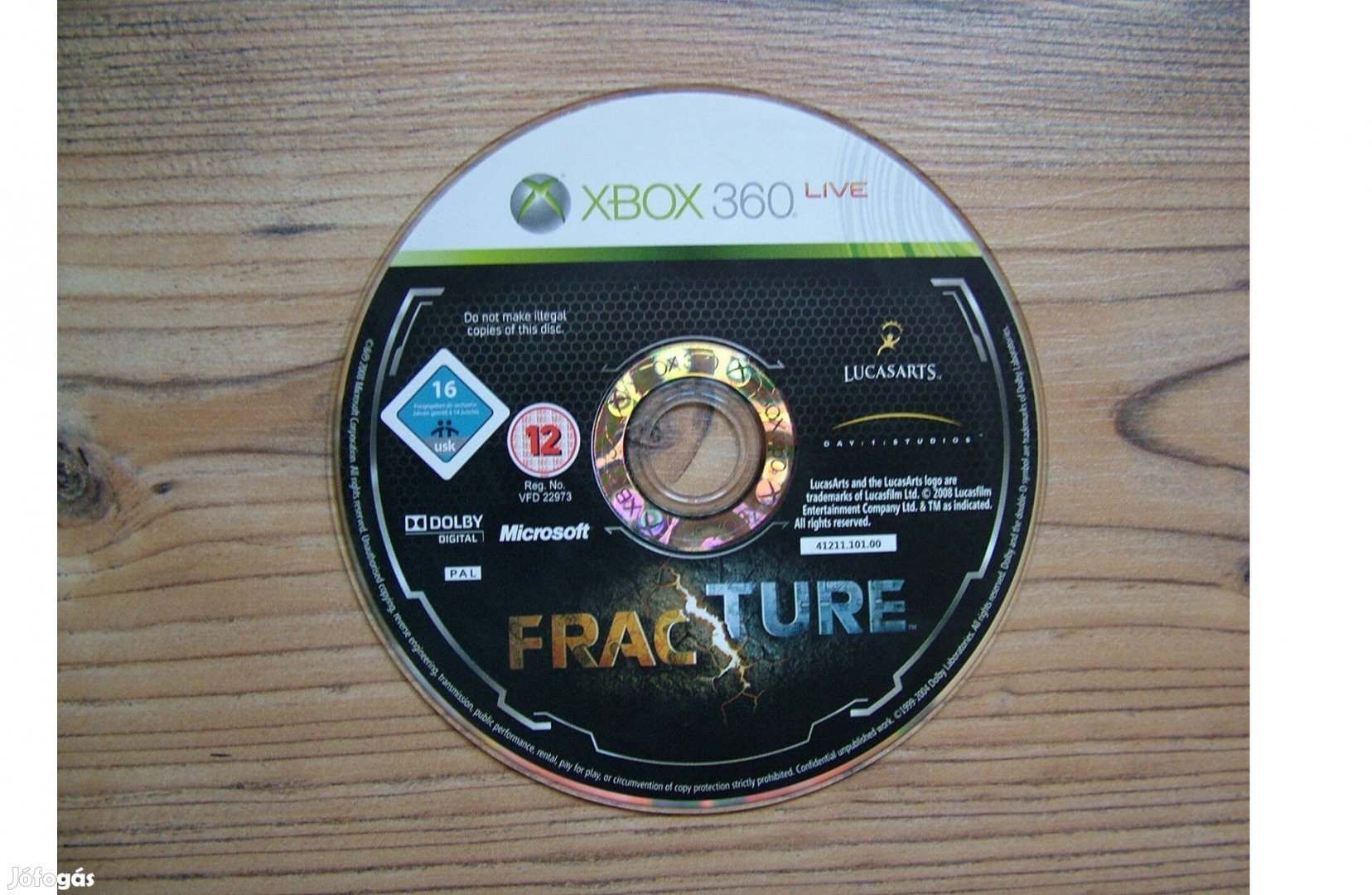 Xbox 360 Fracture játék