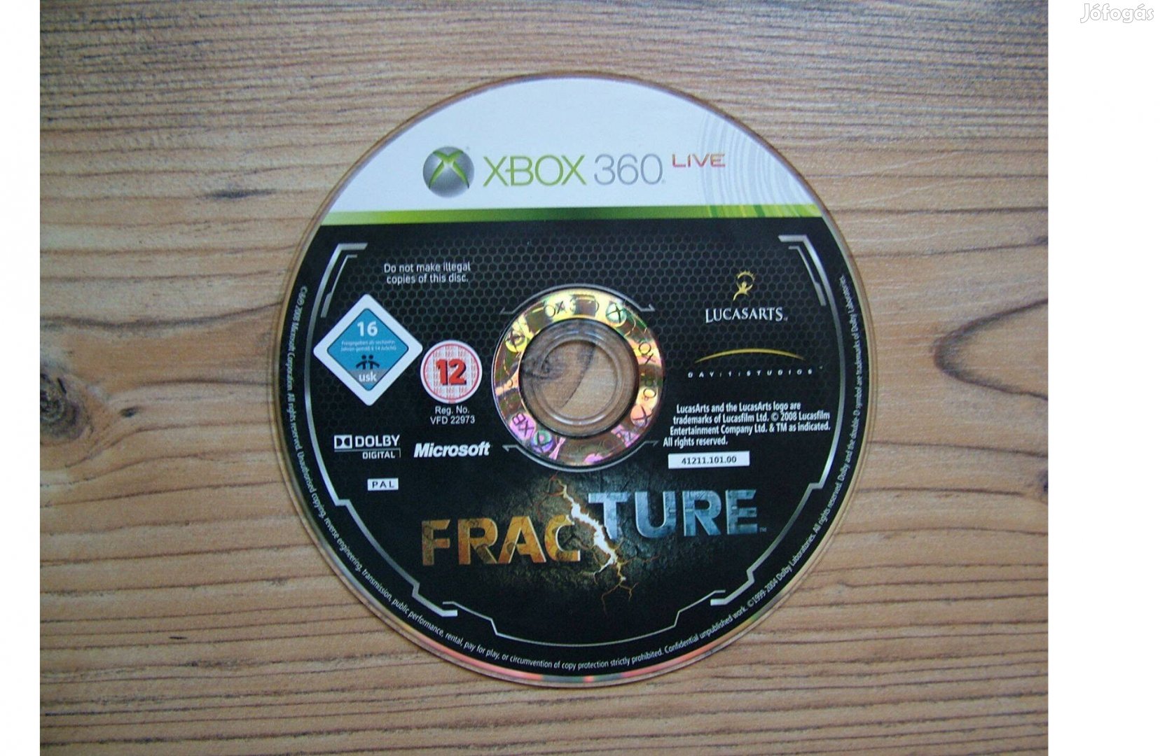 Xbox 360 Fracture játék